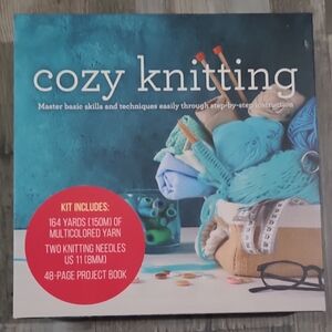 Cozy Knitting Kit with Multicolor Yarn